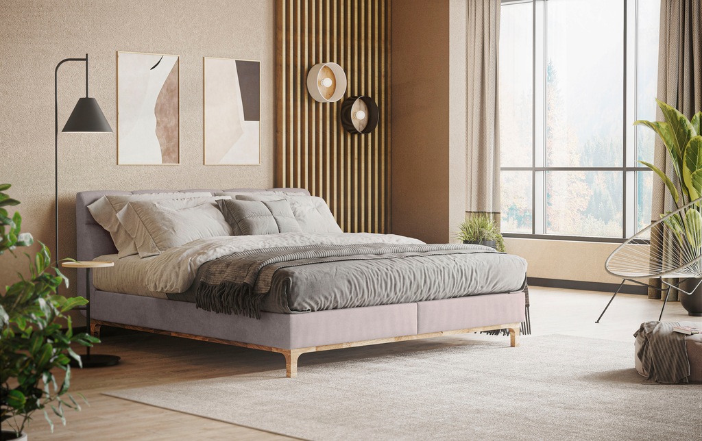 Bild von Home affaire Boxspringbett "Chanly", Boxspringbett, Inklusive Topper