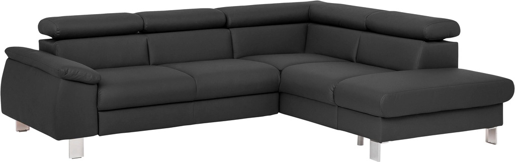 Bild von COTTA Ecksofa "Komaris L-Form", inklusive Kopf- bzw. Rückenverstellung, wahlweise Bettfunktion