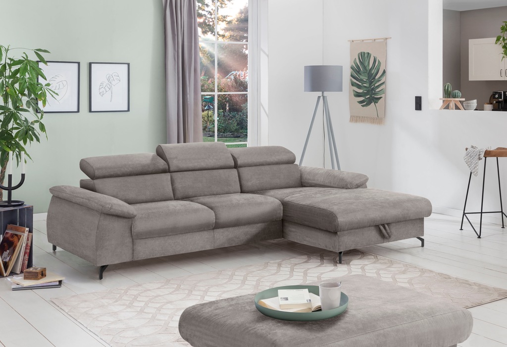 Bild von COTTA Ecksofa "Kitty L-Form", Modern, L-Form, Bodenfreiheit 12,5 cm