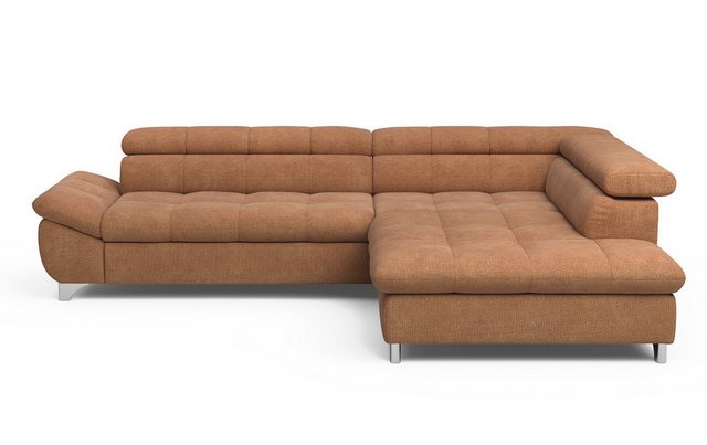 Bild von COTTA Ecksofa Gemini, mit Schlaffunktion und verstellbare Kopfstützen