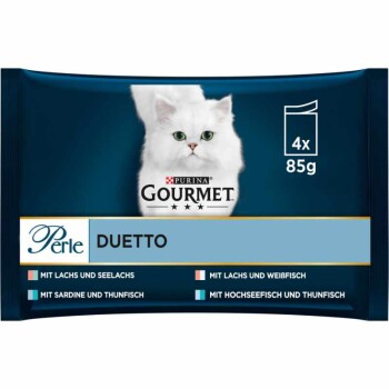 Bild von GOURMET Perle 4x85g Duetto di Mare Fisch