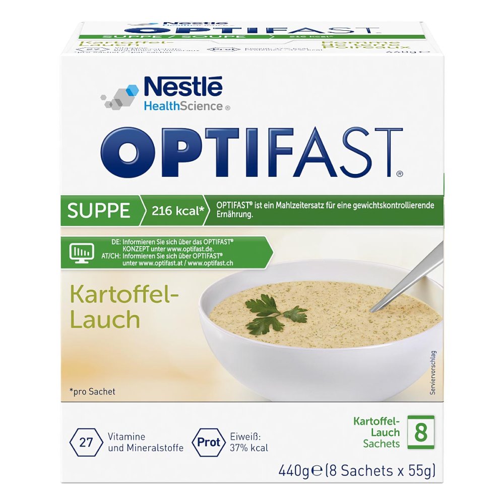 Bild von Optifast Suppe Kartoffel-Lauch 8 x 55 g Pulver