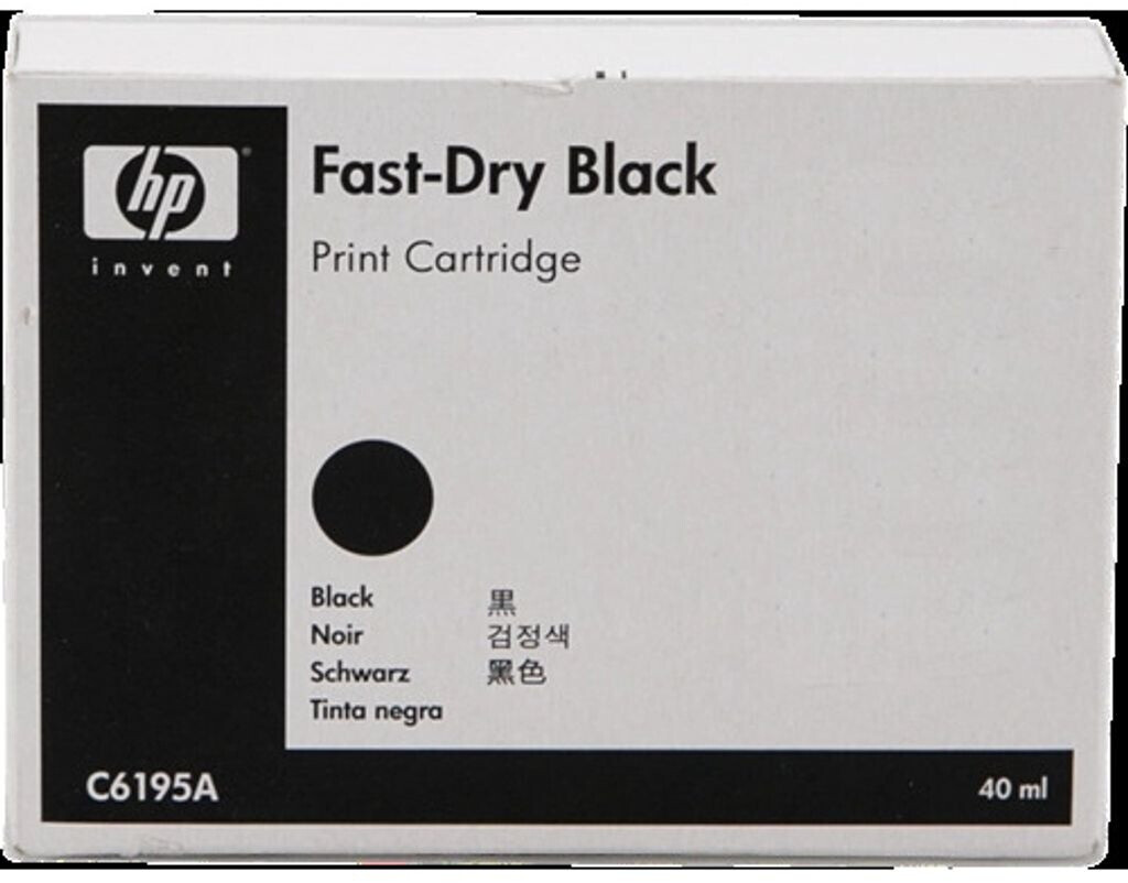 Bild von HP Tinte schwarz Orig.Nr. C6195A (BK), Druckerpatrone