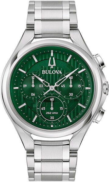 Bild von Bulova Chronograph »96A297«, Armbanduhr, Quarzuhr, Herrenuhr, Edelstahlarmband, Saphirglas