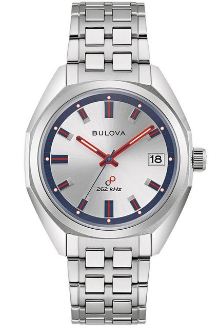 Bild von Bulova, Armbanduhr, 96K112 Jet Star Limited Edition Herrenuhr 40mm 5ATM, Silber, (Analoguhr, 40 mm)