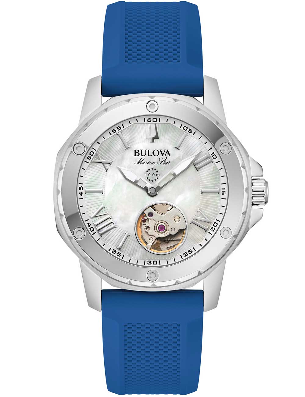 Bild von Bulova Automatikuhr Bulova 96L324 Damenuhr Marine Star Automatik 35mm 10ATM Bulova 96L324 Damenuhr Marine Star Automatik 35mm 10ATM