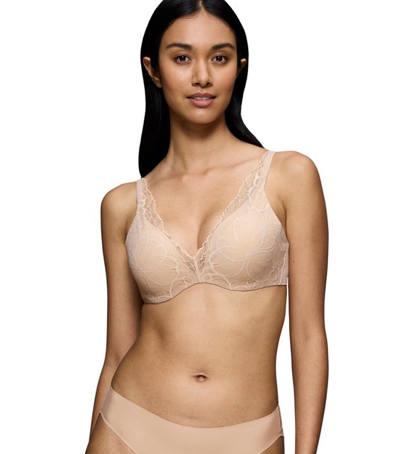 Bild von Triumph - Gefütterter Bügel-BH - Beige 080 - Body Make-up Illusion Lace - Unterwäsche für Frauen