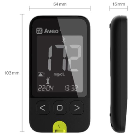 Bild von mylife Aveo™ Blutzuckermesssystem mmol/L, Blutzuckermessung
