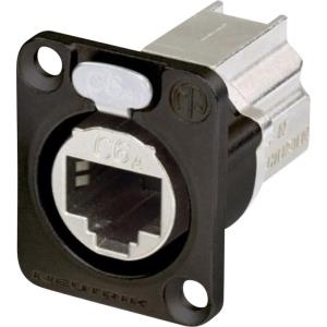 Bild von Neutrik RJ45 Datensteckverbinder etherCON D Serie Buchse, gerade Pole: 8P8C NE8FDX-P6-B Schwarz NE8FDX-P6-B 1 St. (NE8FDX-P6-B)