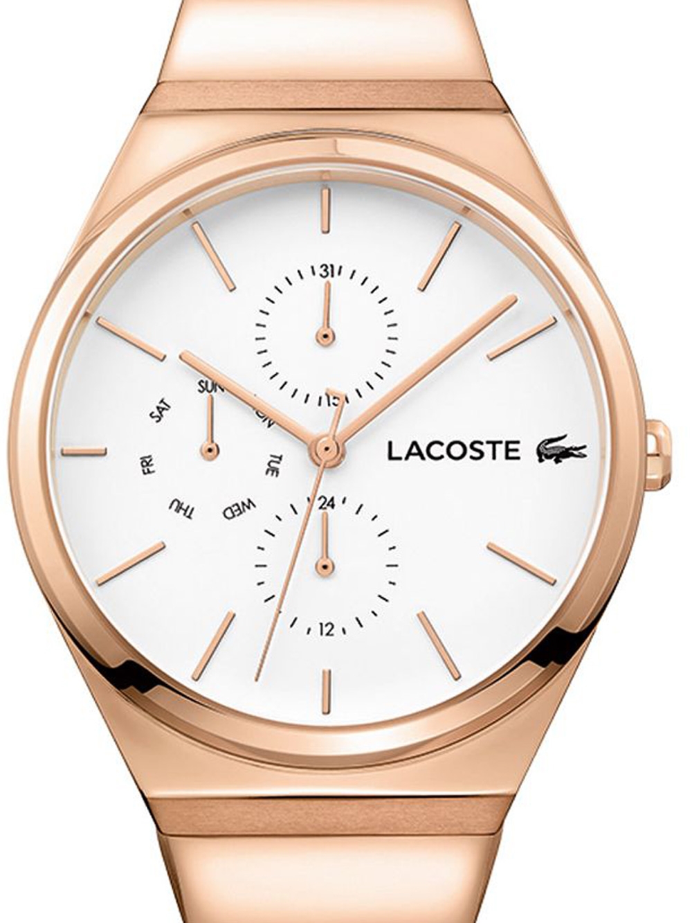 Bild von Lacoste, Armbanduhr, 2001036 Bali Damen 38mm 3ATM, Weiss, (Analoguhr, 38 mm)