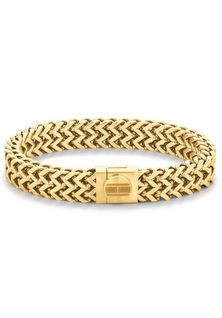 Bild von Tommy Hilfiger, Armschmuck, Massive gold-plated steel bracelet TJ2790246 (M), (Edelstahl)