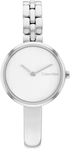 Bild von Calvin Klein Quarzuhr »SCULPTURAL, 25200278«, Armbanduhr, Damenuhr, Mineralglas, Edelstahlarmband