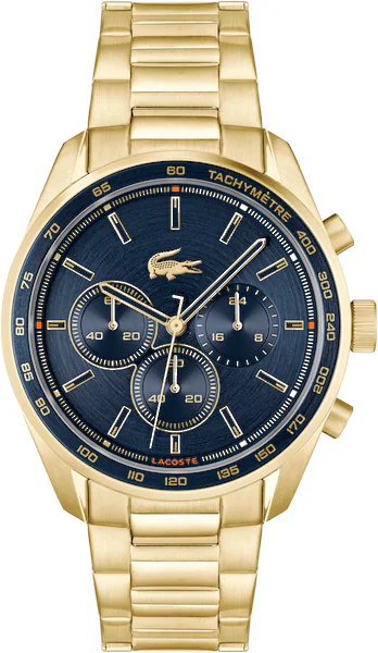 Bild von Lacoste Chronograph »BOSTON«, Armbanduhr, Quarzuhr, Herrenuhr, Tag, Stoppfunktion,Edelstahlarmband