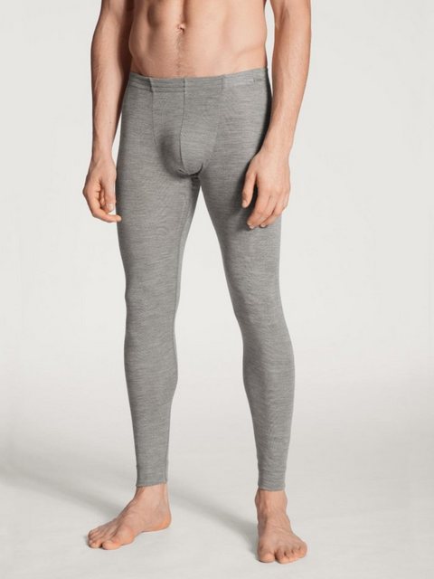 Bild von CALIDA Wool & Silk Longpants aus Wolle und Seidefür Herren, XXL, Grau, Die perfekte Mischung gegen Kälte