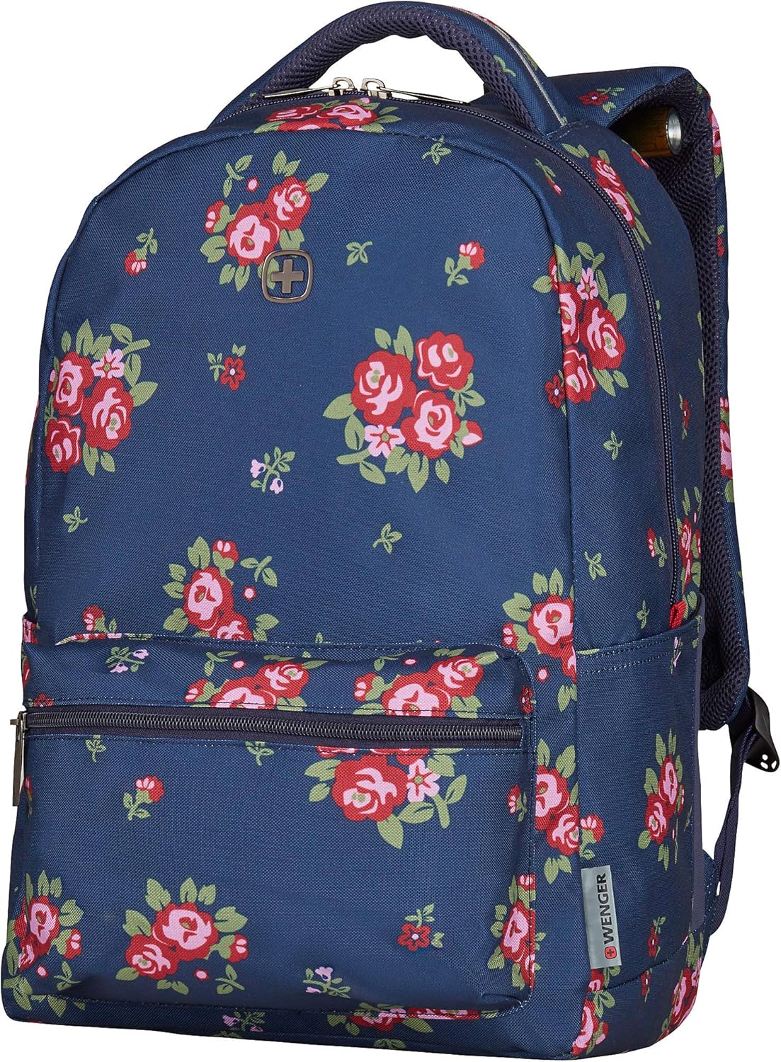 Bild von WENGER Colleague Laptoprucksack - 16'' Laptopfach 10'' Tabletfach Seitentaschen Damen/Mädchen - Blumenmuster, 25x36x45 cm (B x H x T)