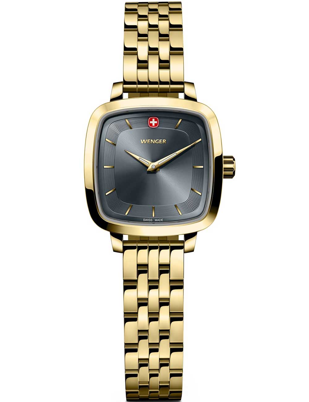Bild von Wenger, Armbanduhr, Vintage Classic 01.1911.106, Gold, (Swiss Made)