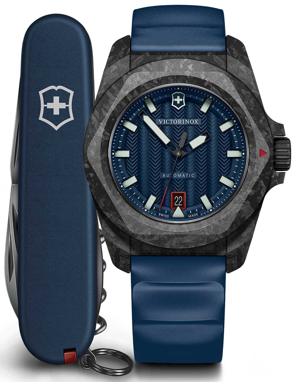 Bild von Victorinox 242022.1 Herrenuhr I.N.O.X. Karbon Automatik 41mm 20ATM