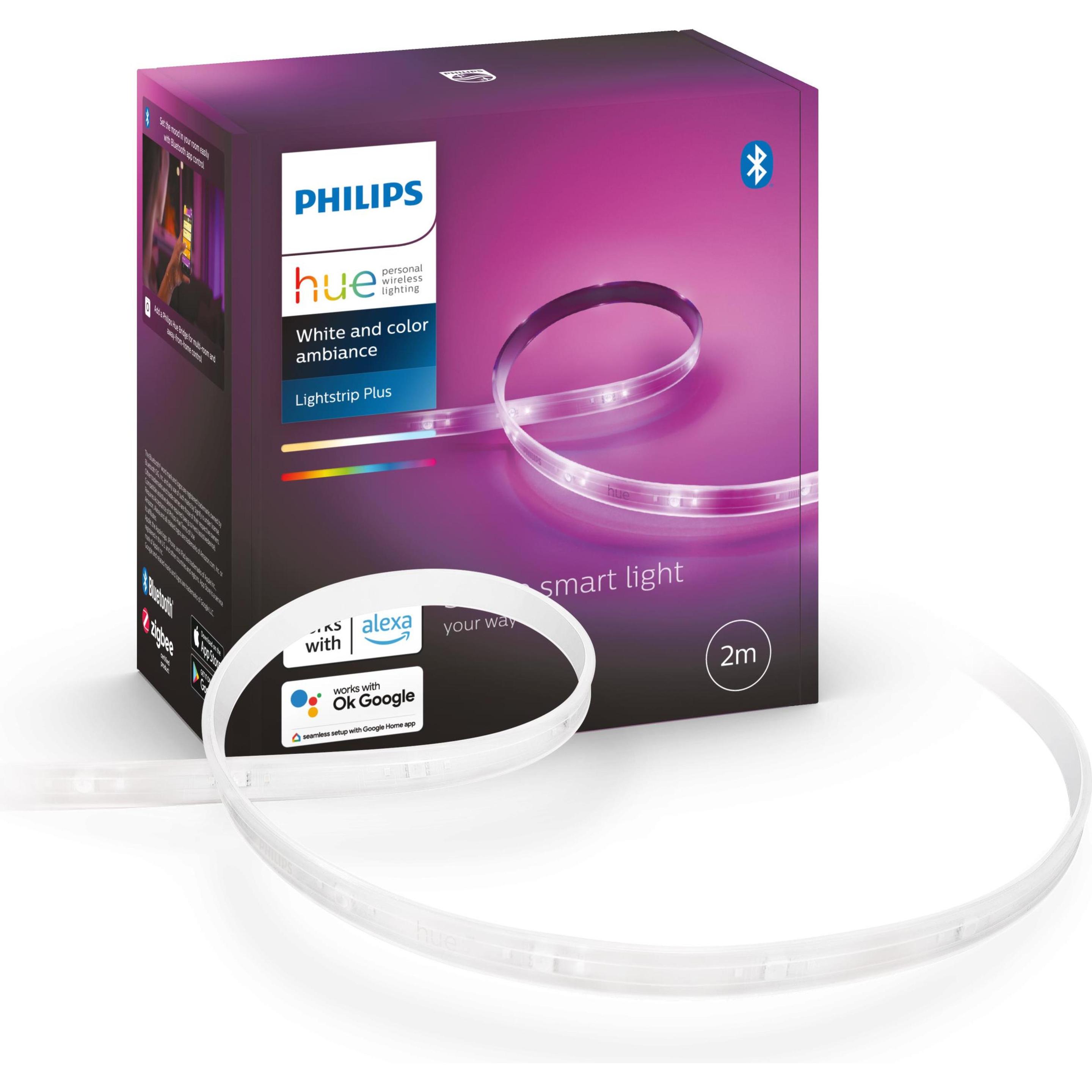 Bild von Philips Hue, LED Streifen, Lightstrips Basis BT (RGBW, 200 cm, Indoor)