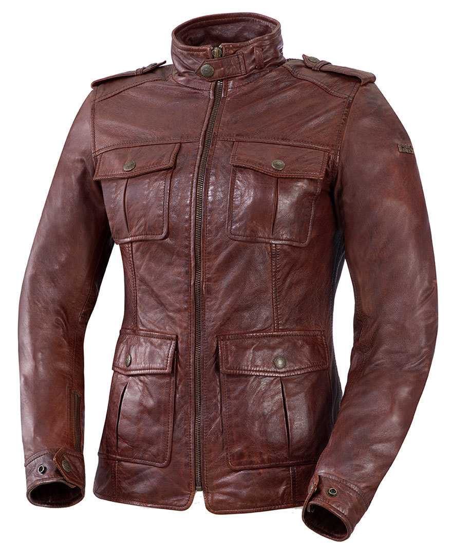 Bild von IXS Josy Damen Motorradlederjacke, braun, Größe 40