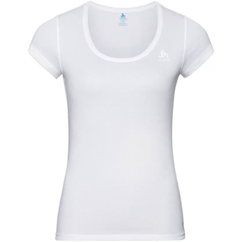 Bild von Odlo Damen ACTIVE F-DRY LIGHT Baselayer T-Shirt mit Rundhals, White, L