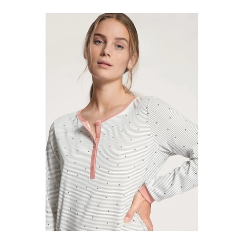 Bild von CALIDA Sweet Dreams Sleepshirt, Länge 95cmfür Damen, L, rosa, 100% Baumwolle, die zum Träumen einlädt