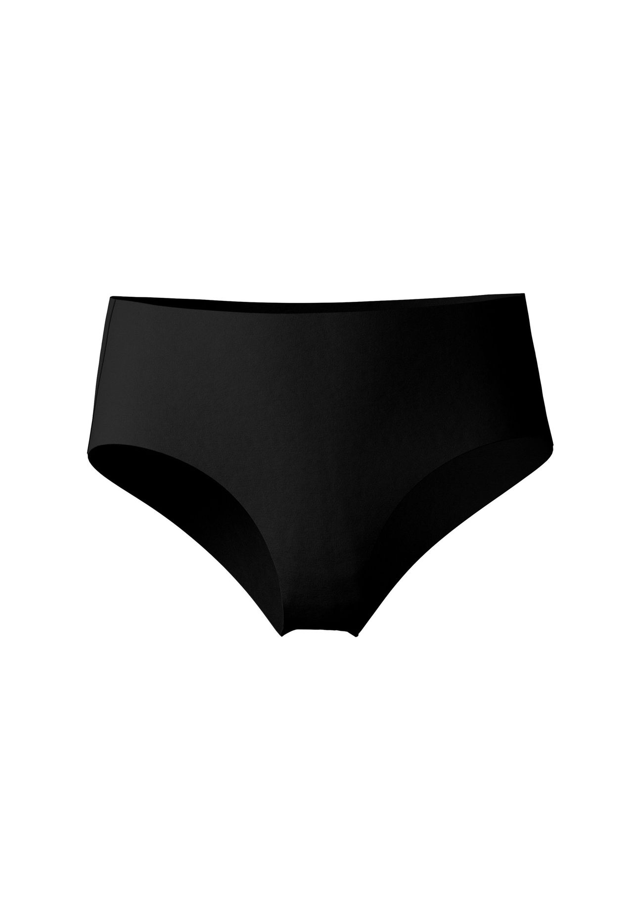 Bild von CALIDA Natural Skin Seamless-Midi-Slip, Cradle to Cradle Certified®für Damen, M, Schwarz, Wie eine zweite Haut - nahtlos bequem