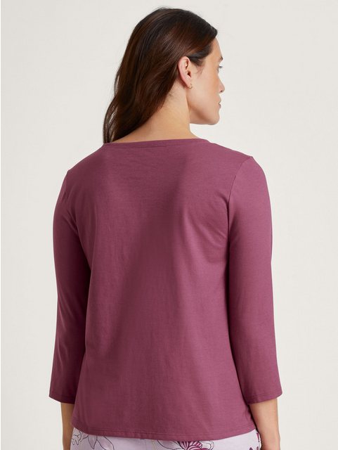 Bild von CALIDA Favourites Glow Shirt mit 3/4-Armfür Damen, L, Violett, Leuchtende Erholungsmomente mit vielfältigen Kombinationsmöglichkeiten