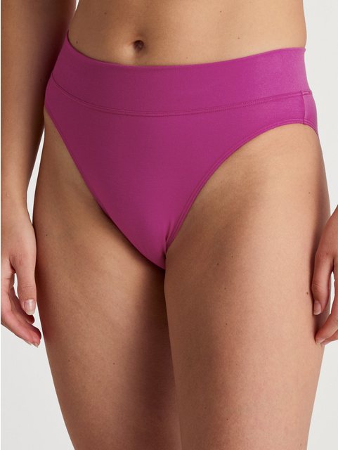 Bild von CALIDA Elastic Slip mit Softbund, high waistfür Damen, M, Violett,Rosa, So bequem kann sportlich sein