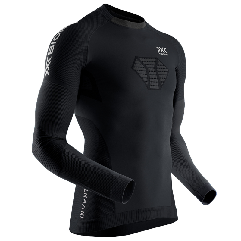 Bild von X-Bionic Herren Invent 4.0 Running Long Sleeves Men Lauffunktonssportlangarm T Shirt, black/Charcoal, L EU