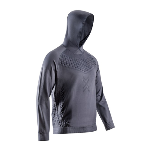 Bild von X-Bionic - X-Ential Hoody L/S - Funktionsshirt Gr S grau/blau