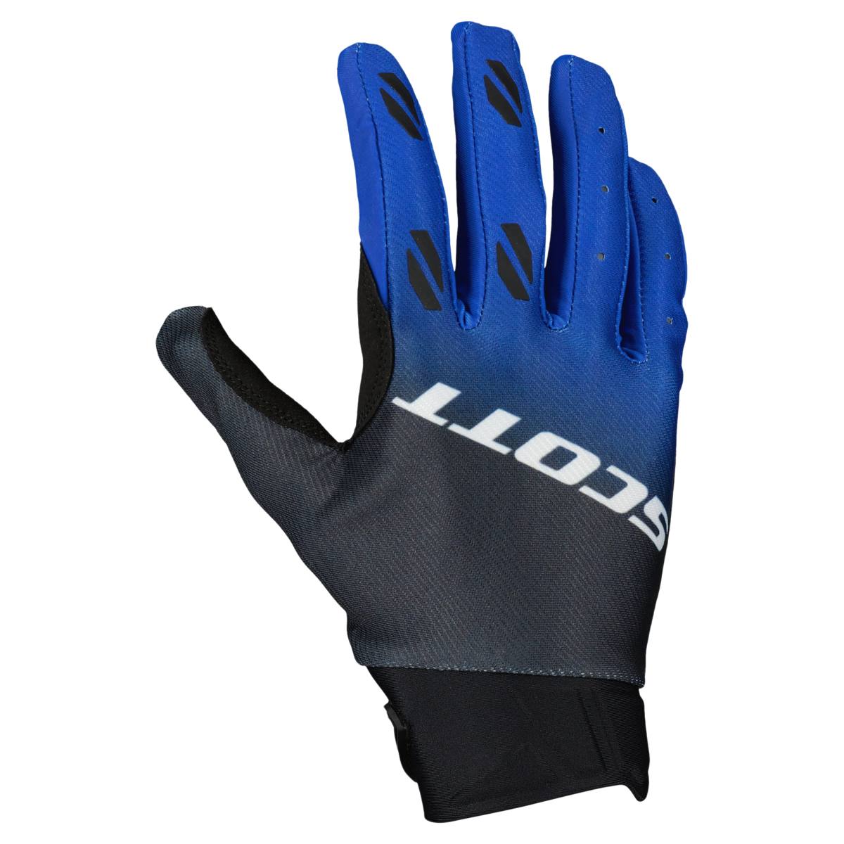 Bild von Scott Evo Swap MX Motocross / DH Fahrrad Handschuhe schwarz/blau 2025 XL (11)
