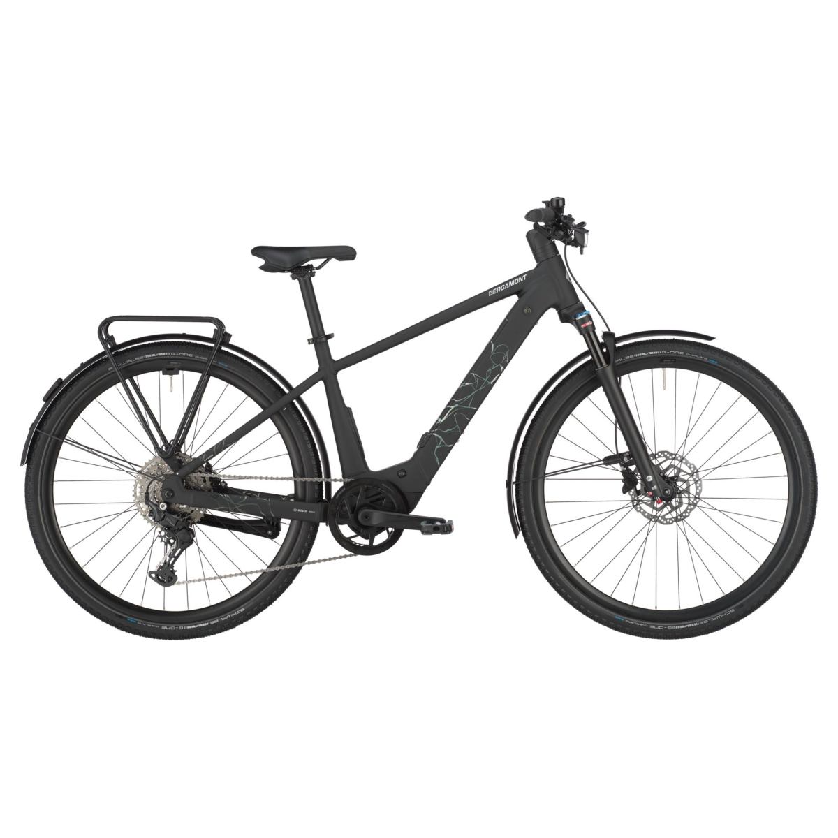 Bild von Bergamont Helix 20 E-Bike Trekking Pedelec matt schwarz 2025 L (177-183cm) | E-Bikes