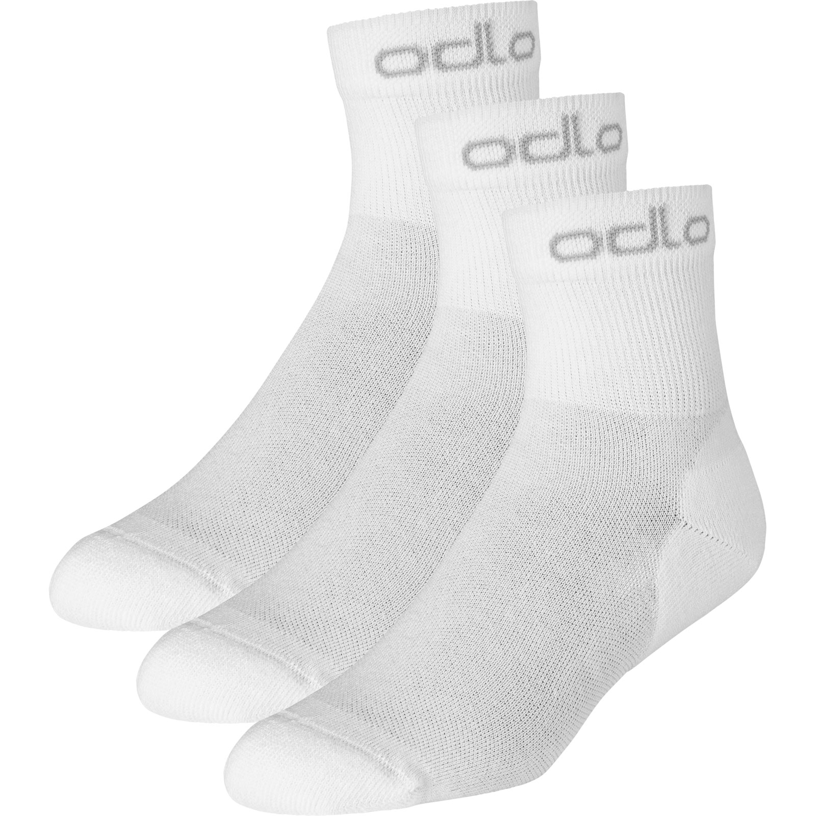 Bild von Odlo Laufsocken Odlo Active 3 Pack Socks quarter 763750-10000 Atmungsaktiv, bequem, speziell behandelt
