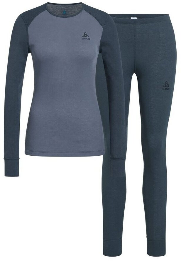 Bild von Odlo Women Active Warm Eco Base Layer Set (196701) india ink/folkstone gray