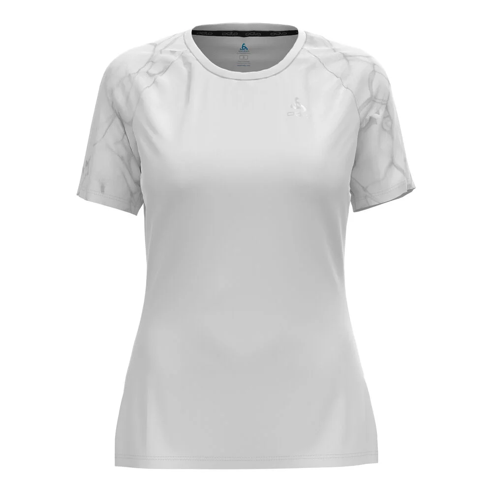 Bild von Odlo Essential Print Crew Neck Laufshirt Damen