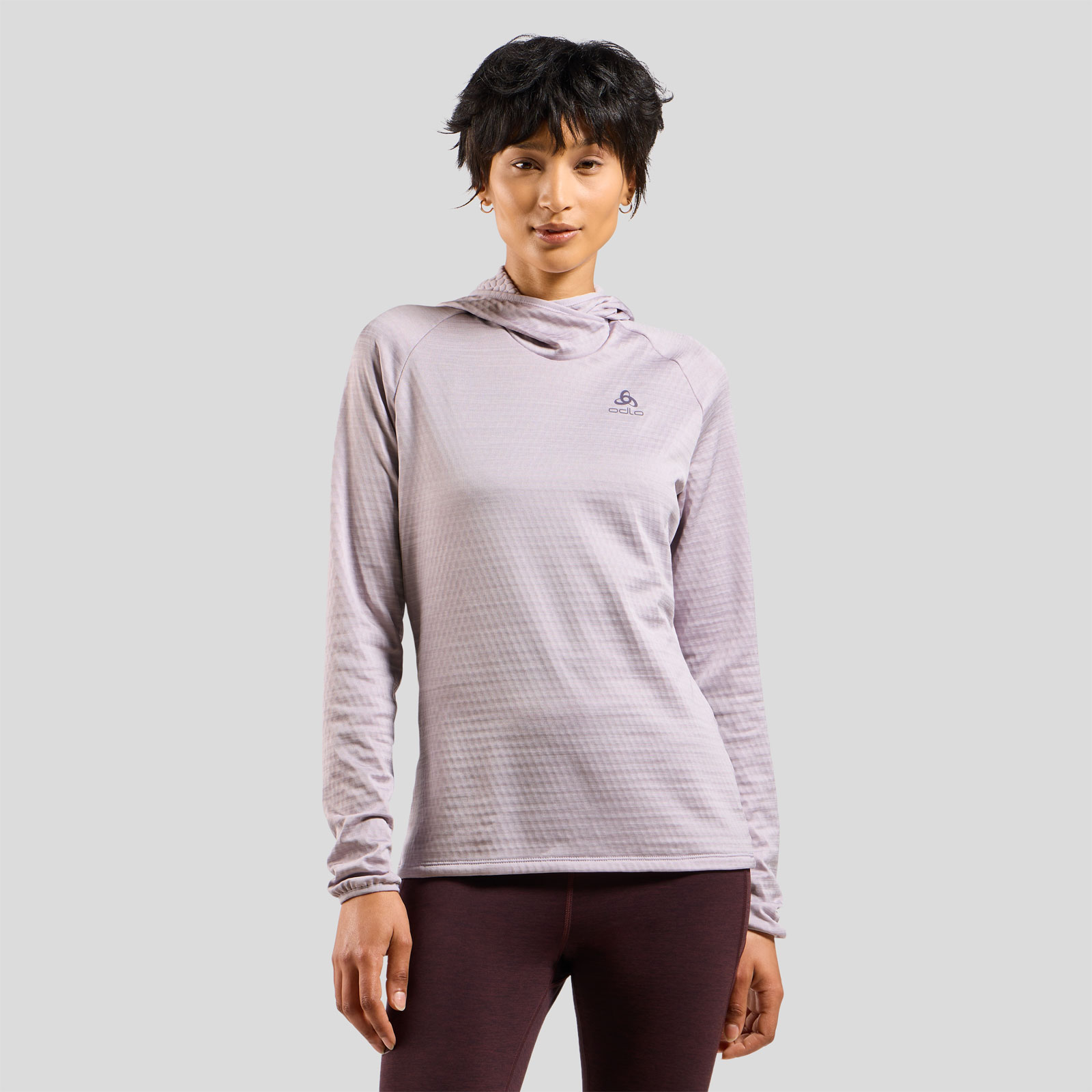 Bild von Odlo Essential Thermal Mid Layer Hoody Damen (Flieder XL) Sale