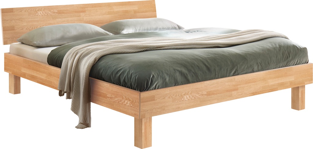 Bild von Hasena Trento Bettgestell Forti20 Farbe 71-Eiche Bianco, ge??lt Gr??? e 200x200