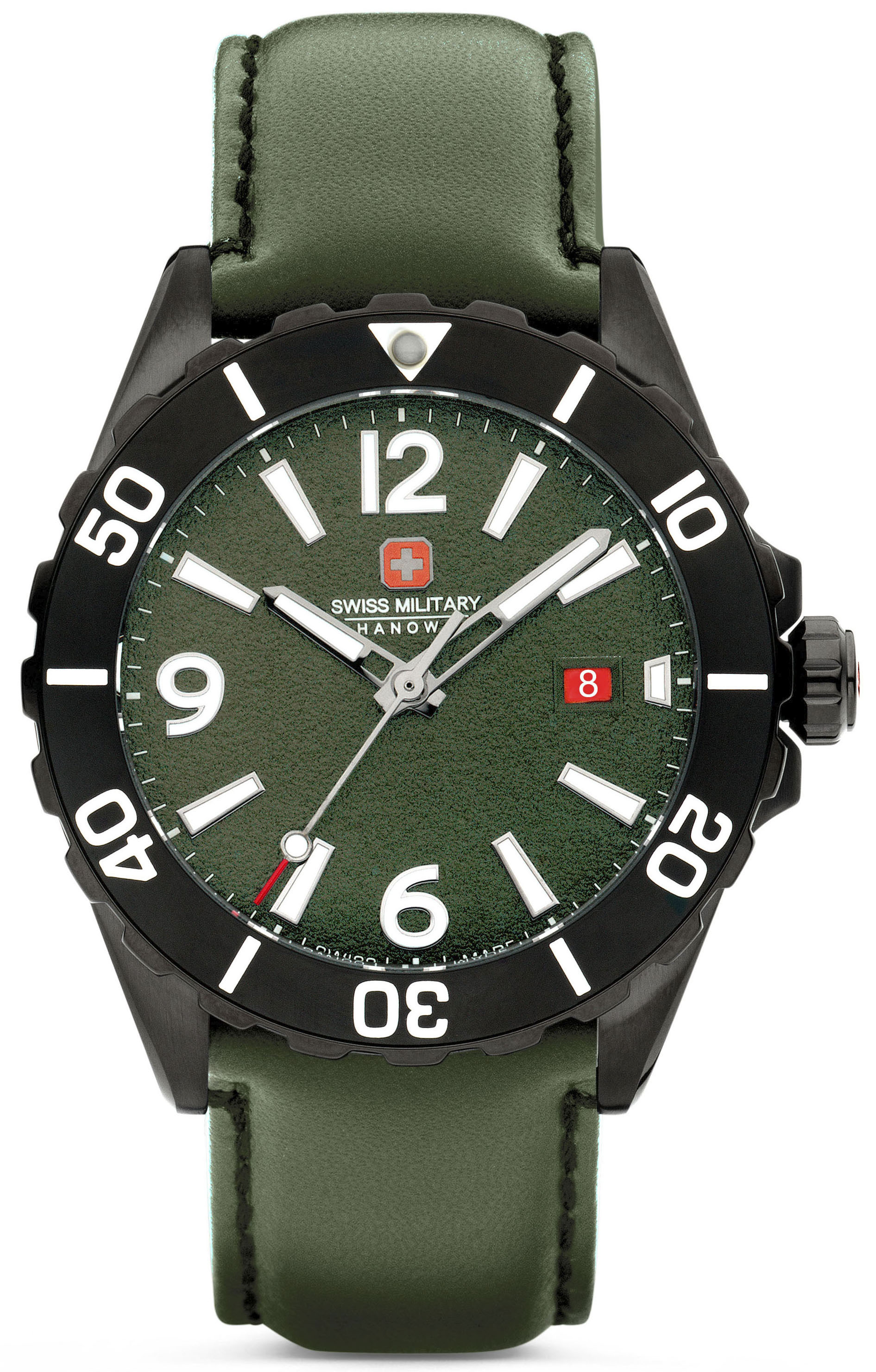 Bild von Swiss Military Hanowa Quarzuhr »CARBON PEAK, SMWGB0000251«, Armbanduhr, Herrenuhr, Swiss Made, Datum, Saphirglas