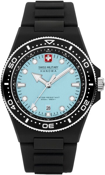 Bild von Swiss Military Hanowa Quarzuhr OCEAN PIONEER, Armbanduhr, Herrenuhr, Schweizer Uhr, Swiss Made, Datum, Saphirglas