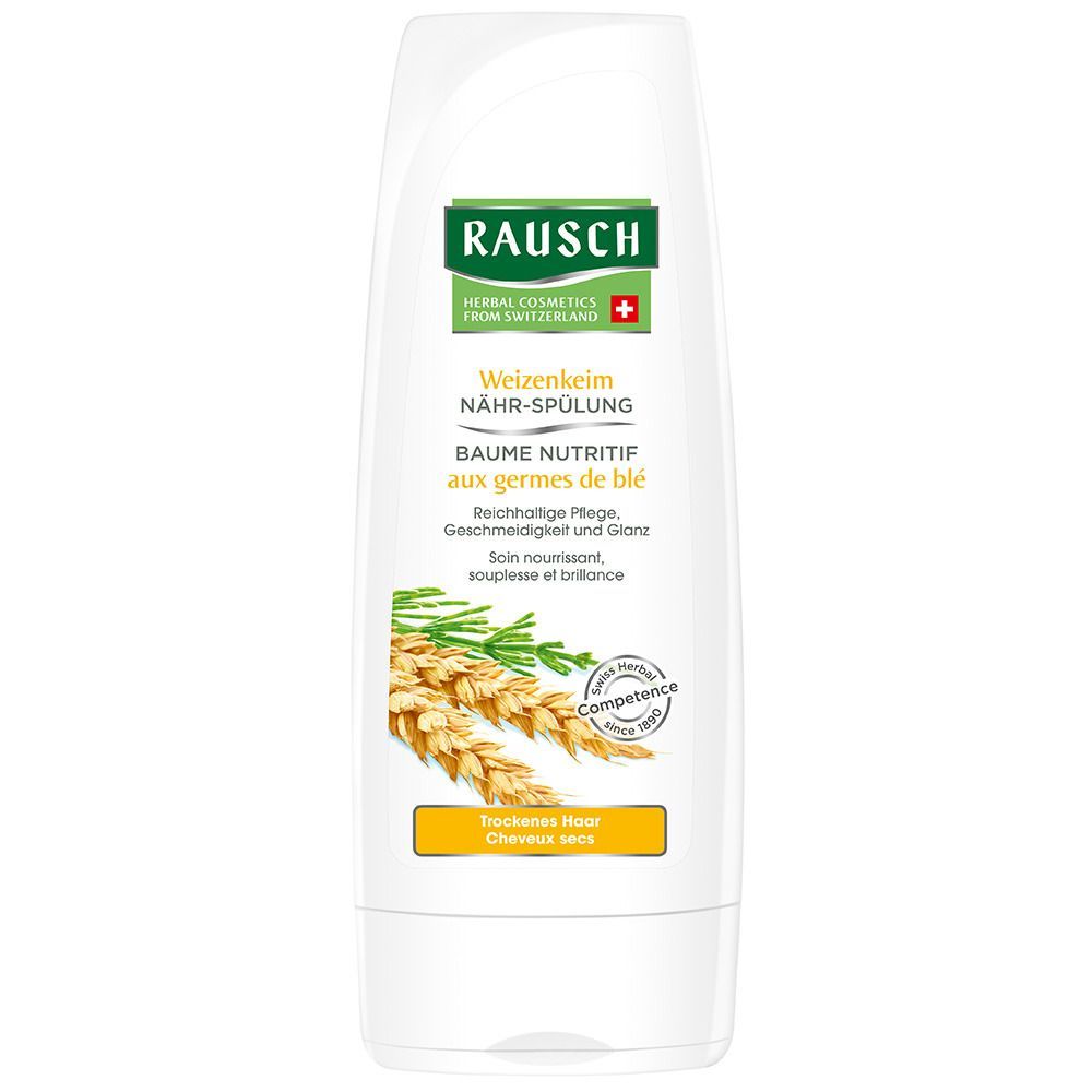 Bild von Rausch Weizenkeim Nähr-Spülung (umhüllt das Haar und versorgt es mit essentiellen Nährstoffen, ohne Silikone und Parabene - Vegan), 1er Pack (1 x 200 ml)
