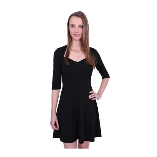 Bild von Elegantes schwarzes Minikleid mit Herzausschnitt von Sarcia.eu