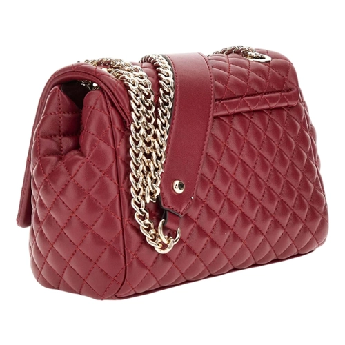 Bild von GUESS Eco Rianee Convertible Xbody Flap Bag Claret – Vielseitige Schultertasche für jeden Anlass