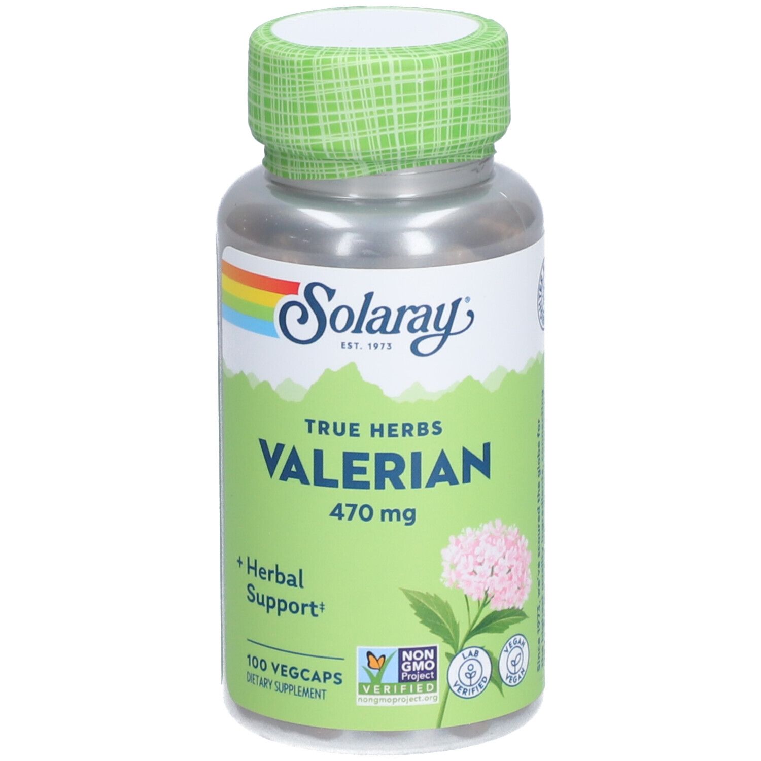 Bild von Solaray Valerina Root 470mg Capsules 100 Units Durchsichtig