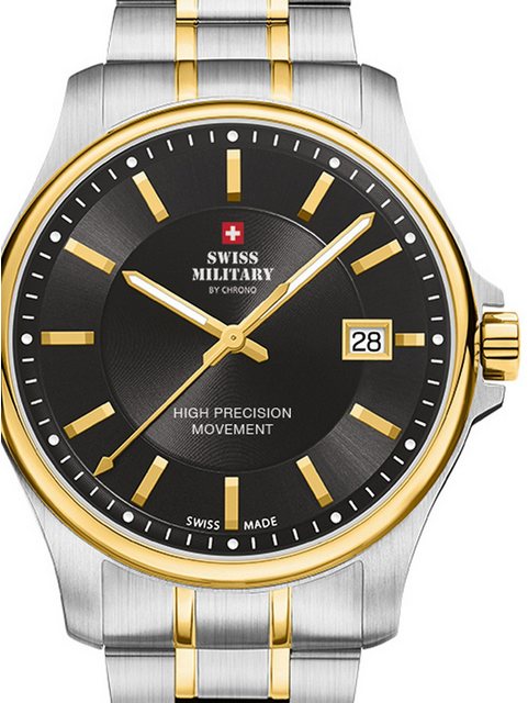 Bild von Swiss Military by Chrono Quarzuhr Swiss Military SM30200.04 Herrenuhr 39mm 5ATM Swiss Military SM30200.04 Herrenuhr 39mm 5ATM
