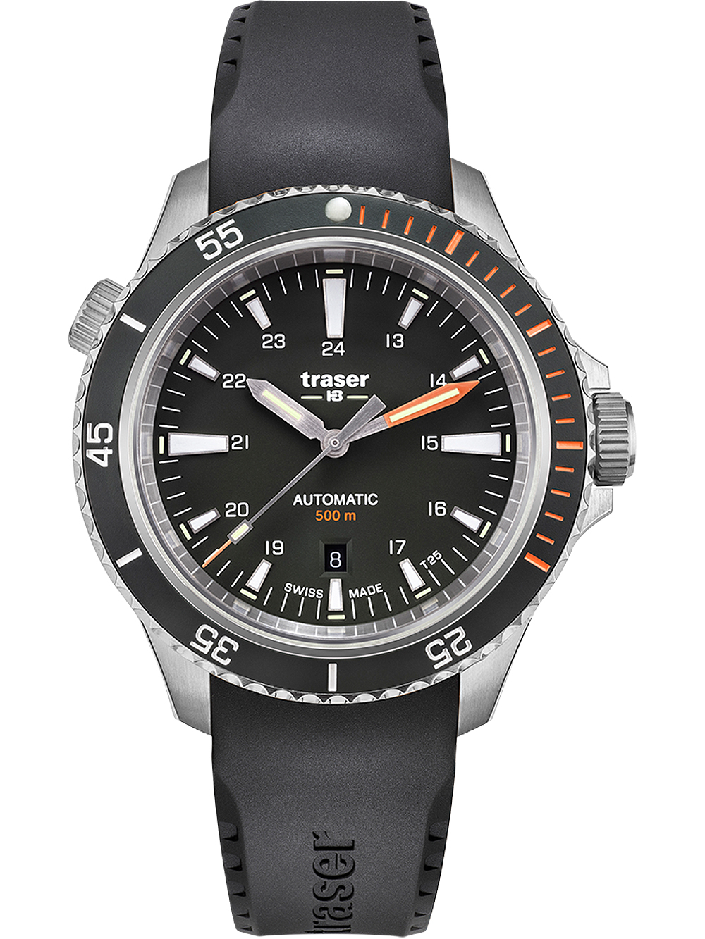 Bild von Traser H3 110322 P67 Diver Automatik Black Herrenuhr 46mm 50ATM