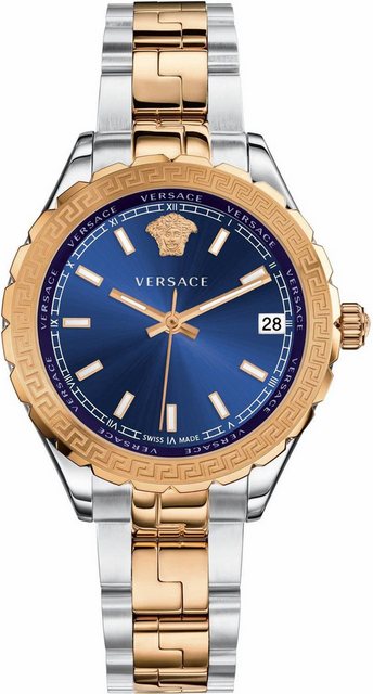 Bild von Versace, Armbanduhr, Hellyium, Silber, (Analoguhr, 35 mm)