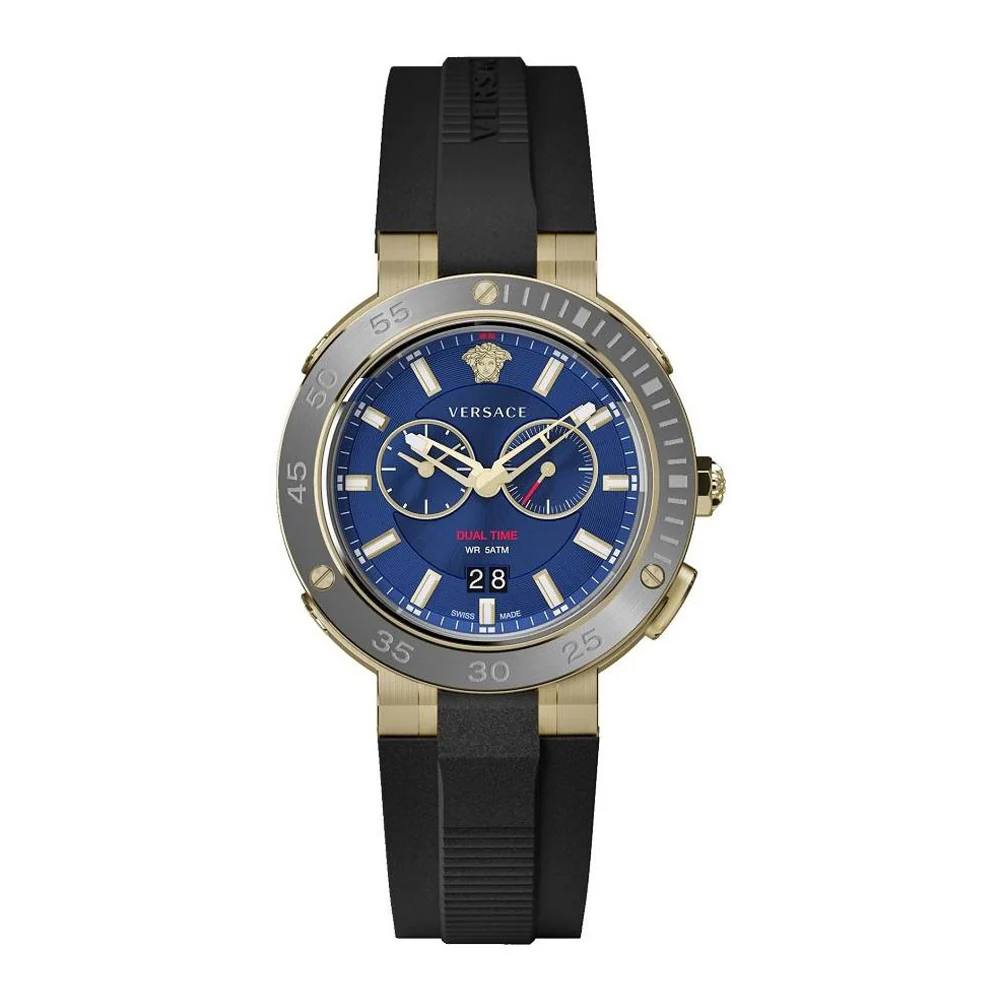 Bild von Versace - Armbanduhr - Herren - Silikonarmband blau - V-Extreme VECN00120
