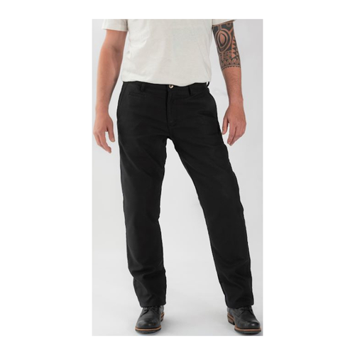 Bild von Rokker Chino Black Hose für Männer in Schwarz, Größe 29