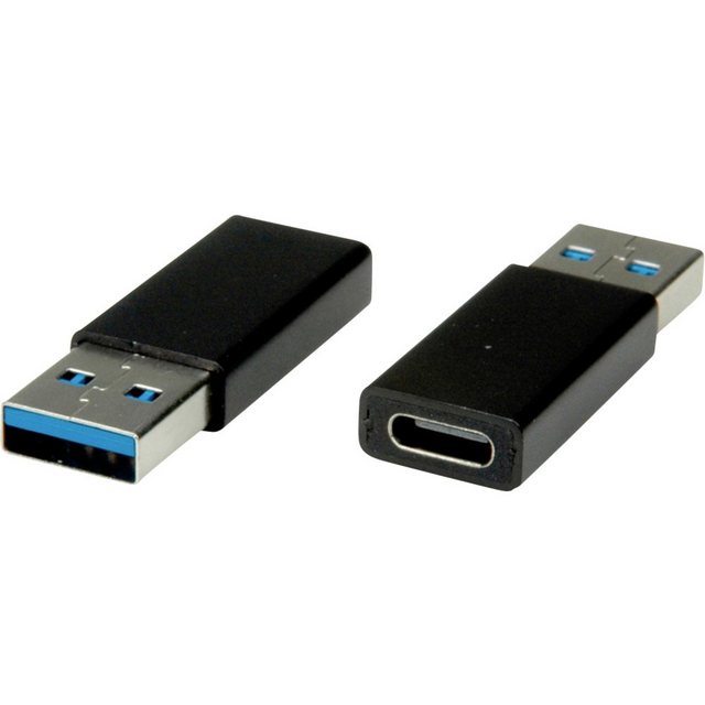 Bild von VALUE Value USB 2.0 Adapter [1x USB 3.2 Gen 1 Stecker A (USB 3.0) - 1x USB-C USB-Adapter