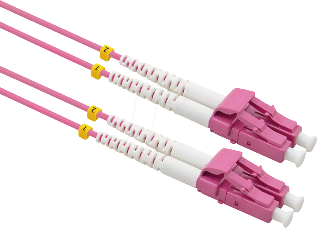Bild von Value 21.99.8835 Glasfaser LWL Anschlusskabel [1x LC-Stecker - 1x LC-Stecker] 50/125 µ Multimode OM